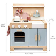 Mini Chef Wooden Play Kitchen - Tender Leaf Toys | Wooden Toy NZ by Curious Moonbeam