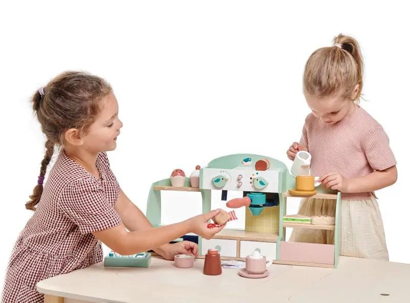 Mini Chef Bird’s Nest Café Wooden Playset - Tender Leaf Toys | Pretend Play NZ by Curious Moonbeam