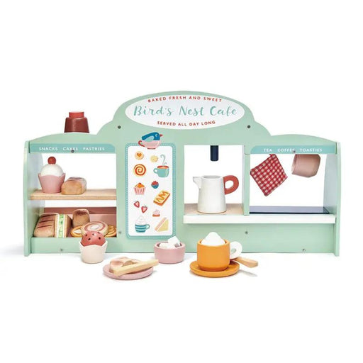 Mini Chef Bird’s Nest Café Wooden Playset - Tender Leaf Toys | Pretend Play NZ by Curious Moonbeam