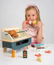 Wooden Barbeque Play Set - Tender Leaf Toys | Pretend Play Toys NZ by Curious Moonbeam