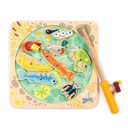Pond Dipping Magnetic Fishing Puzzle - Tender Leaf Toys | Wooden Toy NZ by Curious Moonbeam