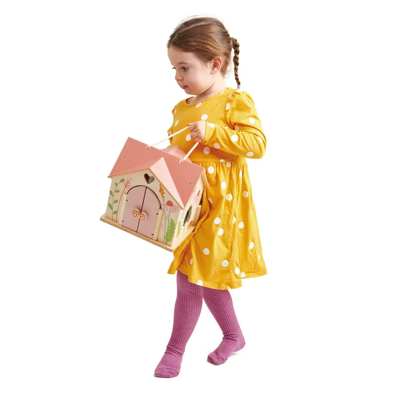 Merrywood Rosewood Cottage - Tender Leaf Toys | Wooden Doll House by Curious Moonbeam