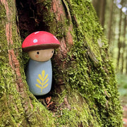 Timber Taxi Log Car - Tender Leaf Toys | Wooden Toy NZ by Curious Moonbeam
