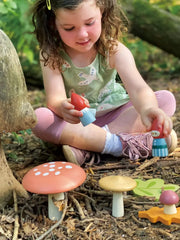 Woodland Gnome Family Playset – Tender Leaf Toys | Wooden Toy NZ by Curious Moonbeam