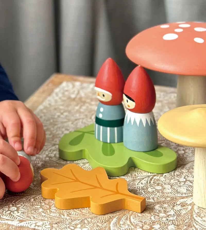 Woodland Gnome Family Playset – Tender Leaf Toys | Wooden Toy NZ by Curious Moonbeam