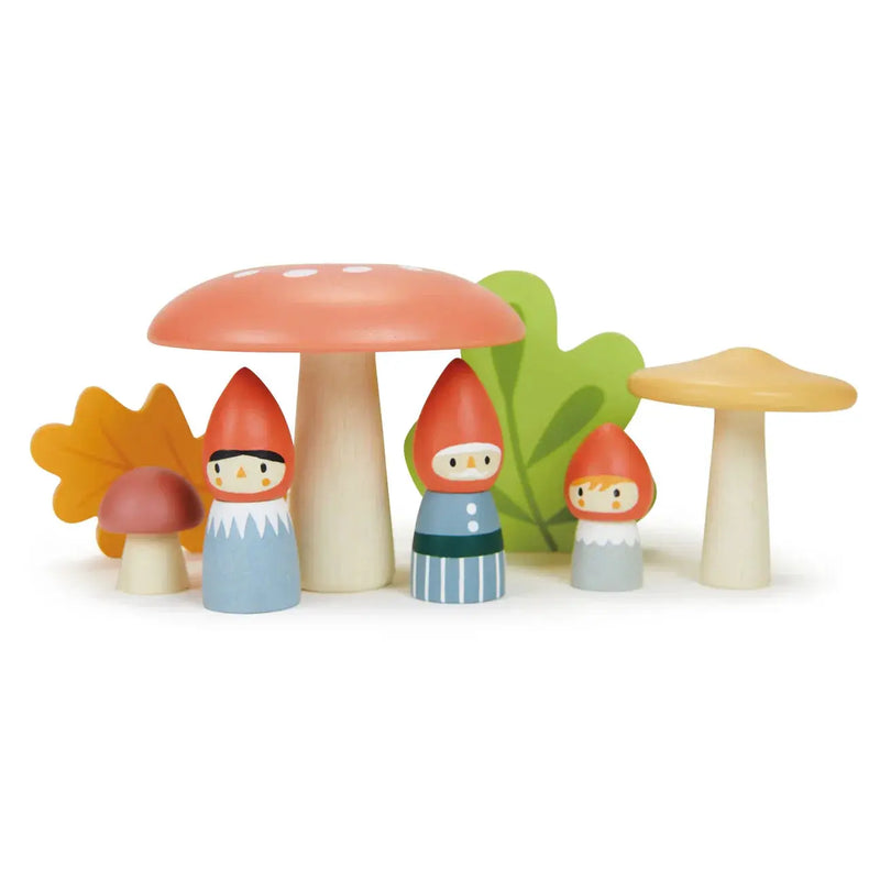 Woodland Gnome Family Playset – Tender Leaf Toys | Wooden Toy NZ by Curious Moonbeam