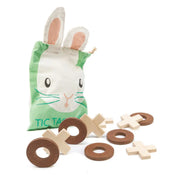 Wooden Bunny Tic Tac Toe Game - Tender Leaf Toys | Wooden Toy NZ by Curious Moonbeam