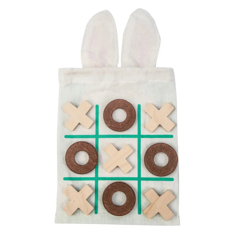 Wooden Bunny Tic Tac Toe Game - Tender Leaf Toys | Wooden Toy NZ by Curious Moonbeam