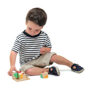 Baby Blocks 6-in-1 Wooden Puzzle - Tender Leaf Toys | Wooden Toy NZ by Curious Moonbeam