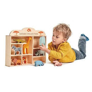 Wooden Safari Animal Set - Tender Leaf Toys | Wooden Toys NZ by Curious Moonbeam