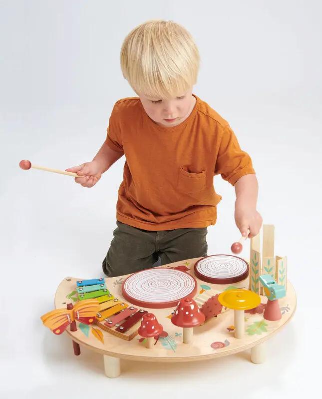 Wooden Forest Musical Table - Tender Leaf Toys | Wooden Toy NZ by Curious Moonbeam