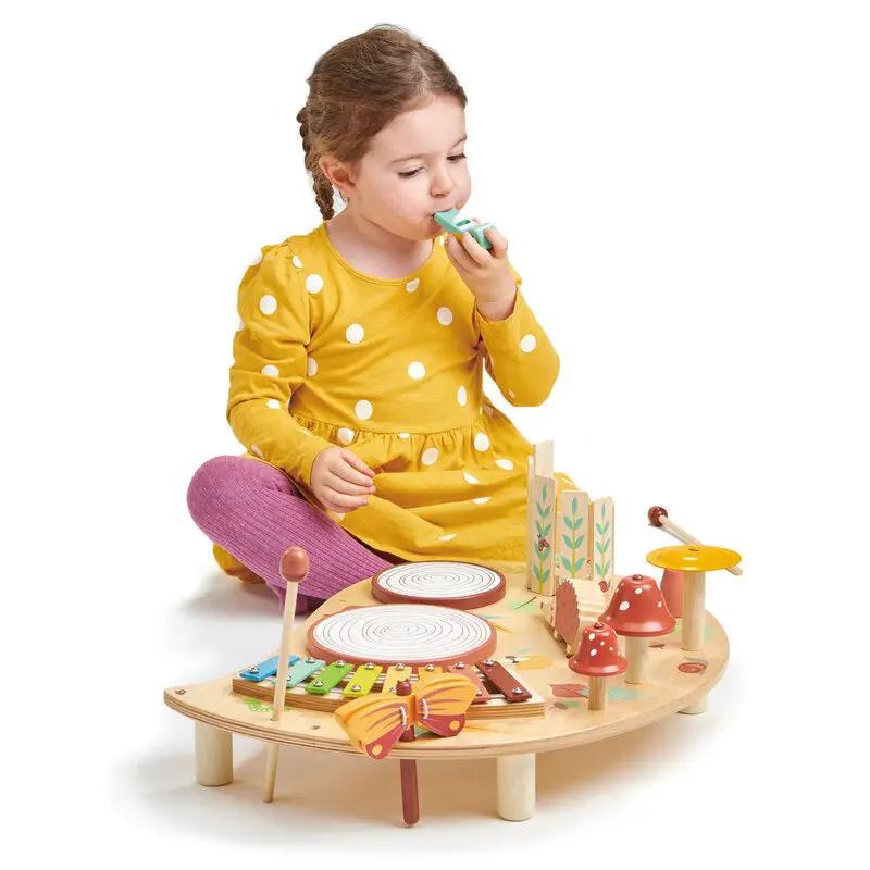 Wooden Forest Musical Table - Tender Leaf Toys | Wooden Toy NZ by Curious Moonbeam