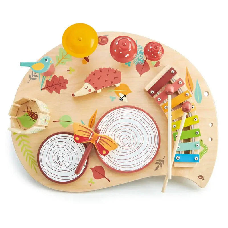 Wooden Forest Musical Table - Tender Leaf Toys | Wooden Toy NZ by Curious Moonbeam