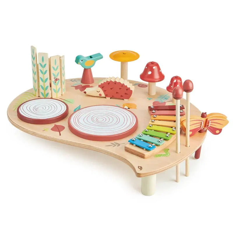 Wooden Forest Musical Table - Tender Leaf Toys | Wooden Toy NZ by Curious Moonbeam
