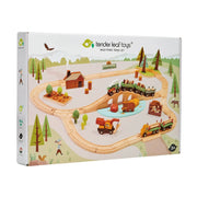 Wild Pines Wooden Train Set - Tender Leaf Toys | Wooden Toy NZ by Curious Moonbeam