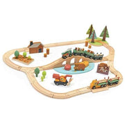 Wild Pines Wooden Train Set - Tender Leaf Toys | Wooden Toy NZ by Curious Moonbeam