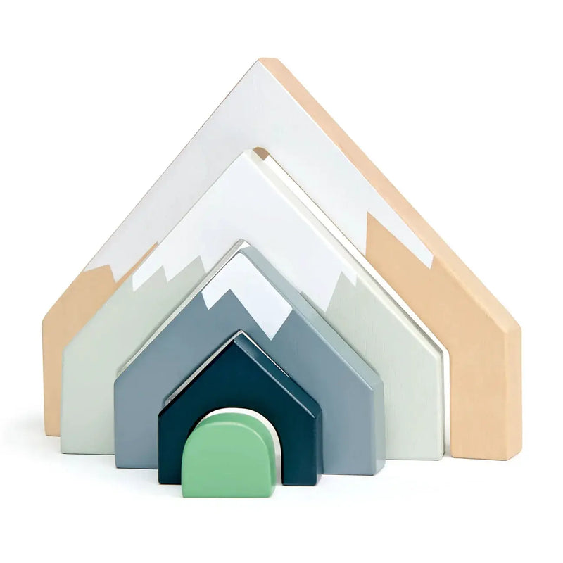Wooden Mountain Pass Stacking Arches - Tender Leaf Toys | Wooden Toy NZ by Curious Moonbeam