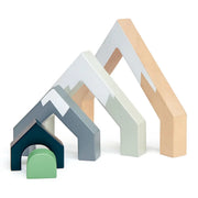 Wooden Mountain Pass Stacking Arches - Tender Leaf Toys | Wooden Toy NZ by Curious Moonbeam