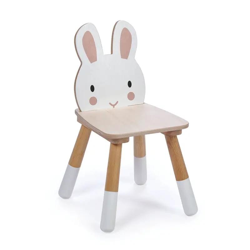 Forest Rabbit Wooden Chair – Tender Leaf | Montessori Furniture by Curious Moonbeam