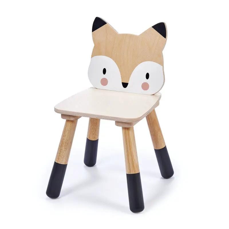 Forest Fox Kids Wooden Chair - Tender Leaf Toys | Wooden Montessori Furniture by Curious Moonbeam