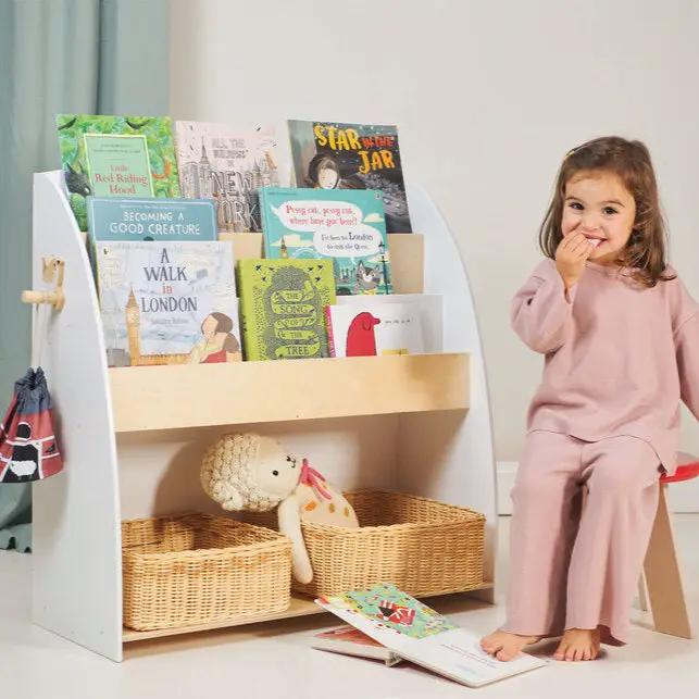 Forest Montessori Bookcase - Tender Leaf Toys | Wooden Toy NZ by Curious Moonbeam