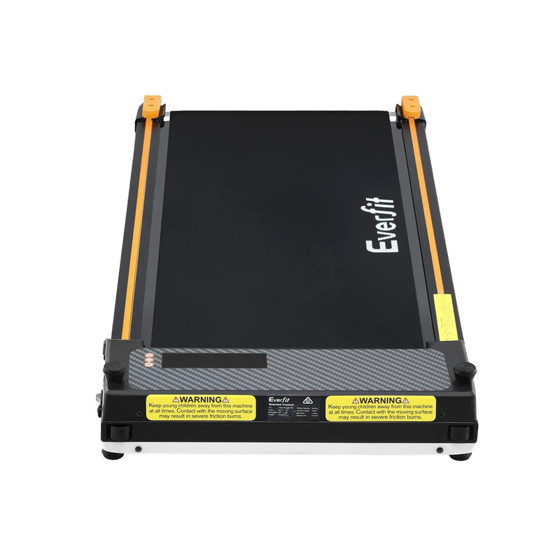 SportZone.co.nz Sports & Fitness > Exercise, Gym & Fitness > Treadmills Everfit 2-in-1 Walking Pad Treadmill with Massage Function 380mm Black Everfit 2-in-1 Walking Pad Treadmill with Massage Function 380mm Black
