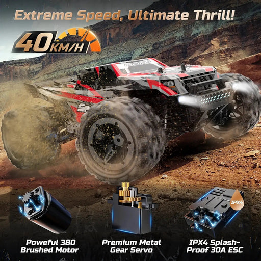 40km/h High-Speed 1:18 Full Scale 2.4G 4WD Half-Truck Remote Control Racing by dealonline.co.nz