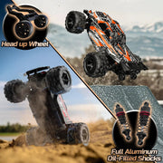 40km/h High-Speed 1:18 Full Scale 2.4G 4WD Half-Truck Remote Control Racing by dealonline.co.nz