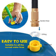 Kids Water Play Mat Sprinkler Splash Pad 170CM by salelink.co.nz