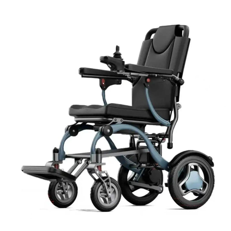 Ultra Light Folding Electric Wheelchair MK9005 Grey by Kiwi Grab