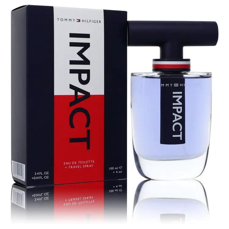 Tommy Hilfiger Impact Gift Set - 3.4 oz Eau De Toilette Spray + .14 oz Travel EDT Spray by Tommy Hilfiger -- by Brands HD
