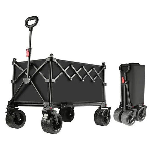 Ecotrek Foldable All-Terrain Wagon Cart 300L Heavy Duty Beach Cart XY1102 by ECOTREK