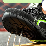 Steel Toe Summer Work Shoes Anti Piercing Lightweight Sneakers Hiking Shoes by dealonline.co.nz