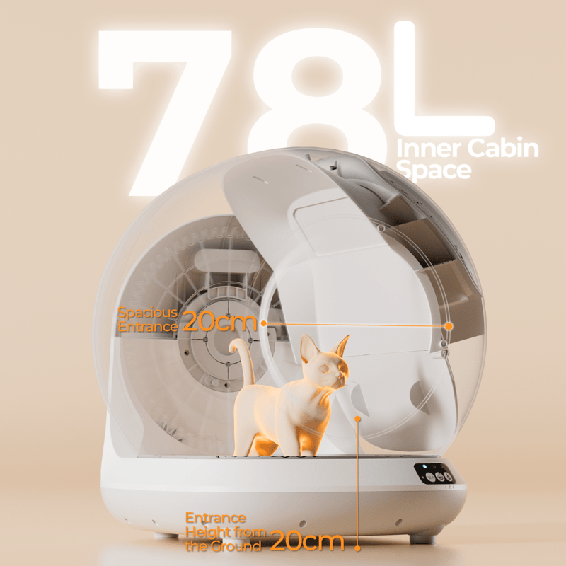 Automatic Self-Cleaning Smart Cat Litter Box by dealonline.co.nz