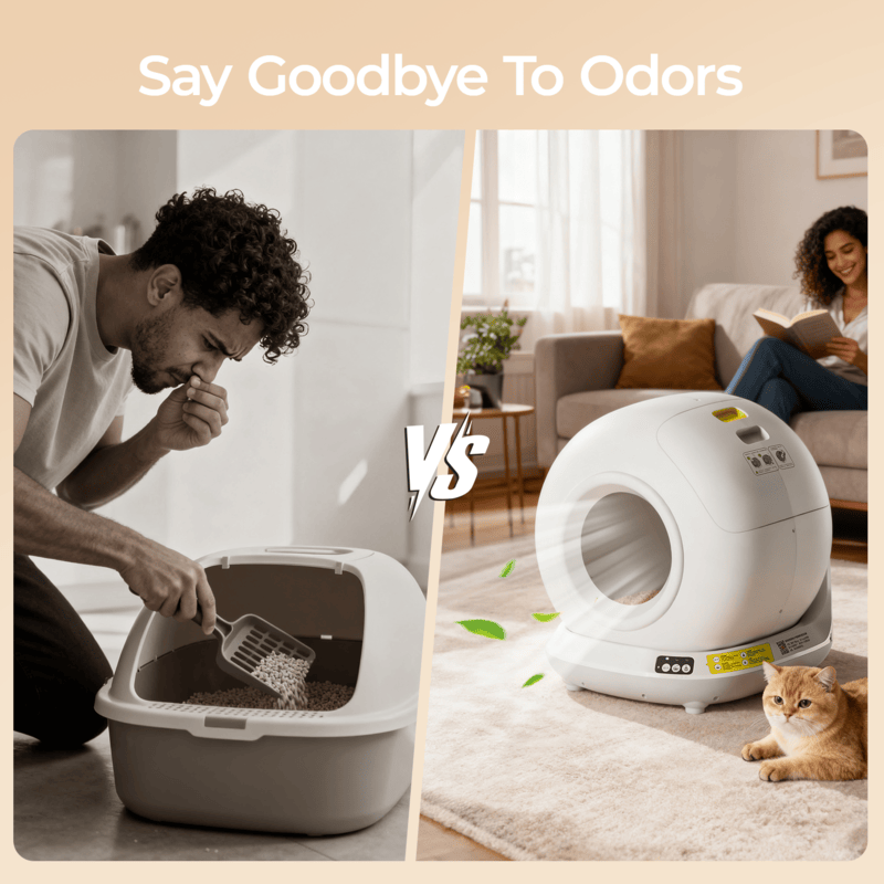 Automatic Self-Cleaning Smart Cat Litter Box by dealonline.co.nz