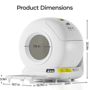 Automatic Self-Cleaning Smart Cat Litter Box by dealonline.co.nz