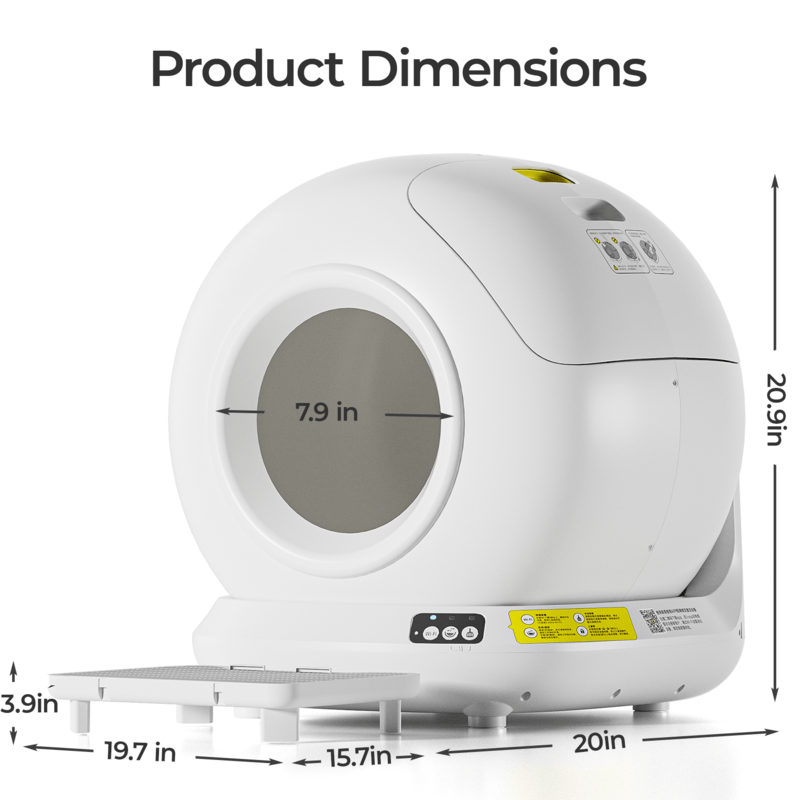 Automatic Self-Cleaning Smart Cat Litter Box by dealonline.co.nz