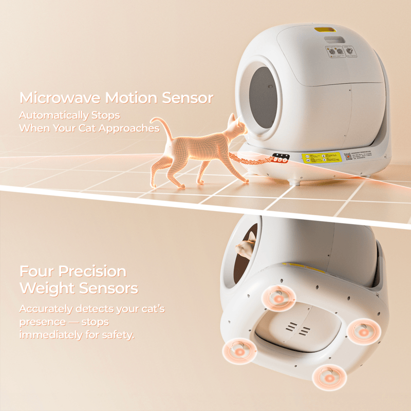 Automatic Self-Cleaning Smart Cat Litter Box by dealonline.co.nz