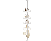 4 Tier Adjustable Shower Corner Shelves by The Shopsite