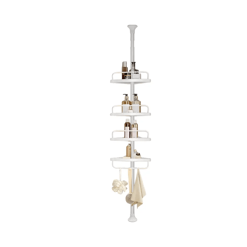 4 Tier Adjustable Shower Corner Shelves by The Shopsite