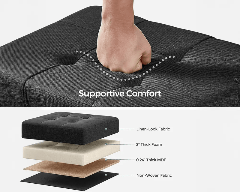 Storage Ottoman Bench by The Shopsite