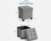 The Shopsite Home-living Storage Ottoman Bench Storage Ottoman Bench