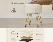 Ottoman Storage Foot Stool by The Shopsite
