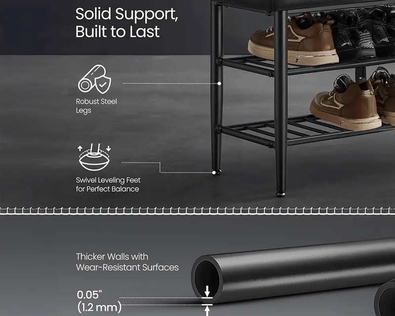 Shoe Rack Storage Bench by The Shopsite