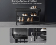 Shoe Rack Storage Bench by The Shopsite