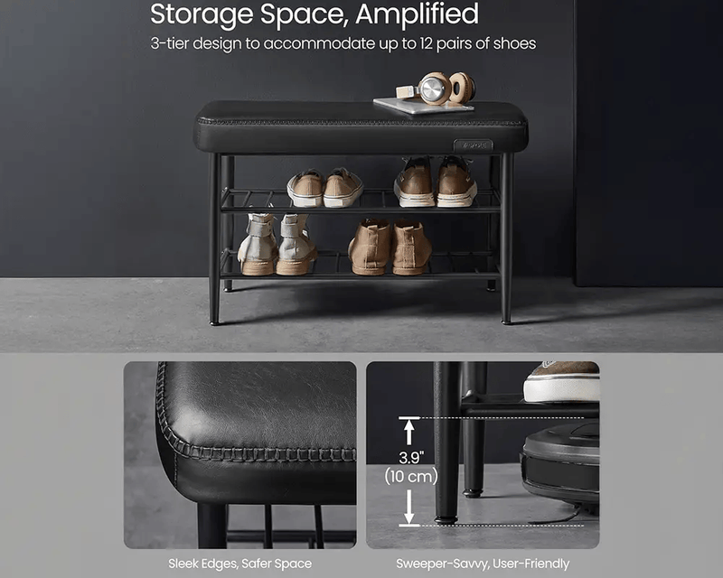 Shoe Rack Storage Bench by The Shopsite