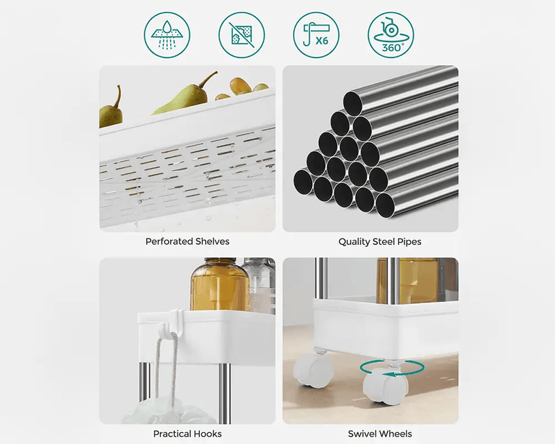 Kitchen Storage Trolley by The Shopsite