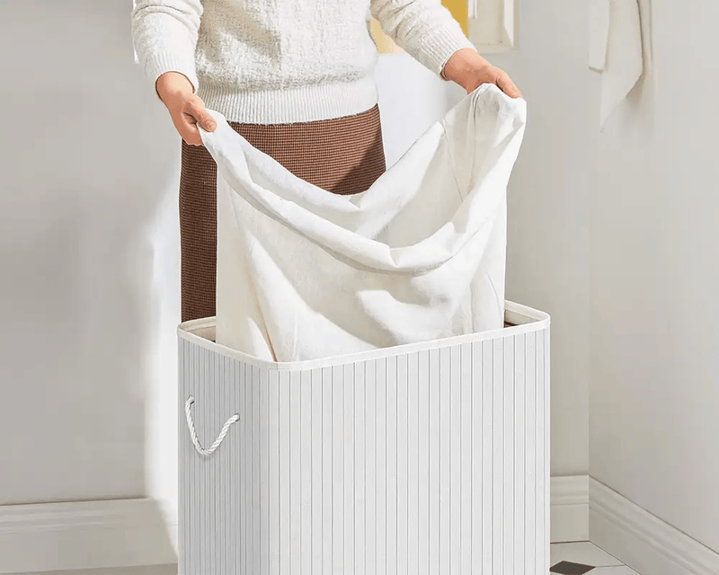 Laundry Basket Large Basket with Lid by The Shopsite