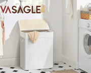 Laundry Basket Large Basket with Lid by The Shopsite