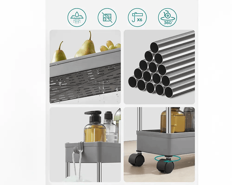 Kitchen Storage Trolley by The Shopsite